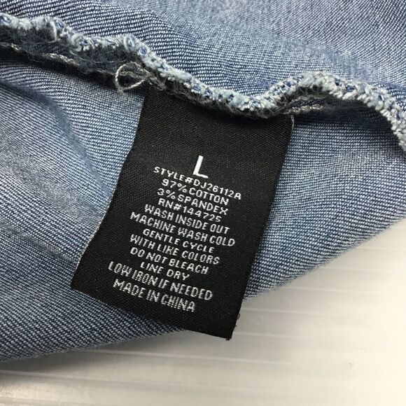 Instar Mode Classic Casual Vintage Jean Jacket A2 - Picture 6 of 6